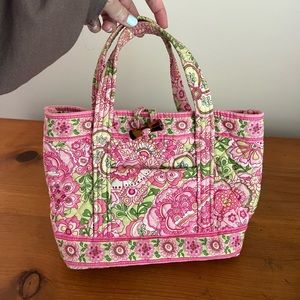 Small Vera Bradley Purse Pink and Green